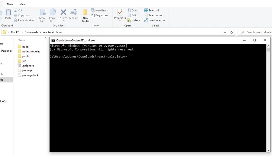 Open Command Prompt(CMD)