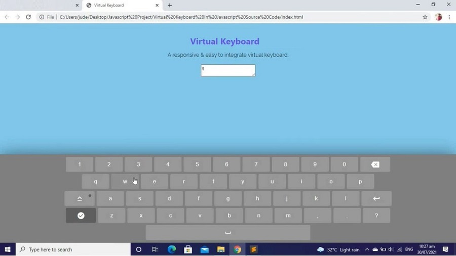 Virtual Keyboard In Javascript With Source Code (2) - Copy